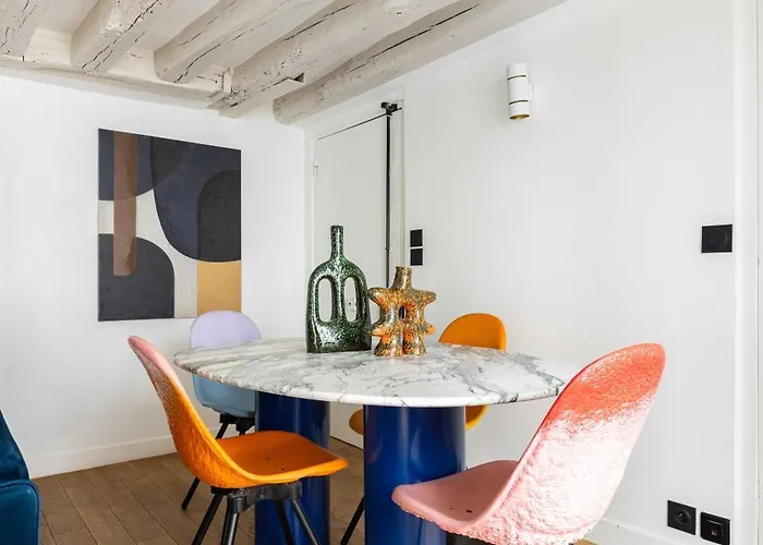 아파트 Joyful - 2br-6p - Louvre-rivoli *